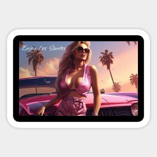 Postcard from Los Santos 9 Sticker